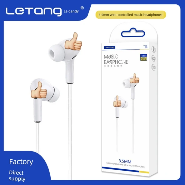 Mikrofonlu Evrensel 3.5mm Kulak İçi Kulaklık - E3 - 2