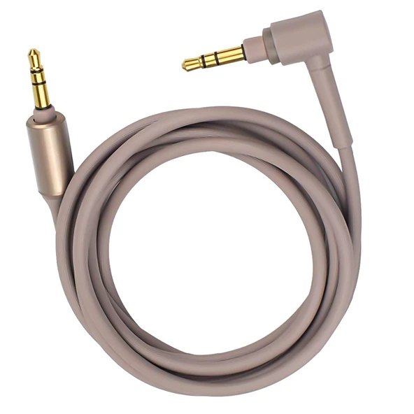 3.5mm Kalın Siyah Mikrofonsuz TPE Ses Kablosu - 2