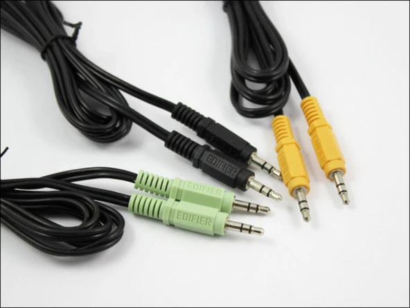 3.5mm - 3.5mm Ses Kablosu - Siyah 1.5m - 9