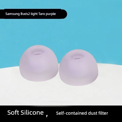 Samsung Galaxy Buds2 Açık Taro Moru Orta Boy Silikon Kulaklık Uçları