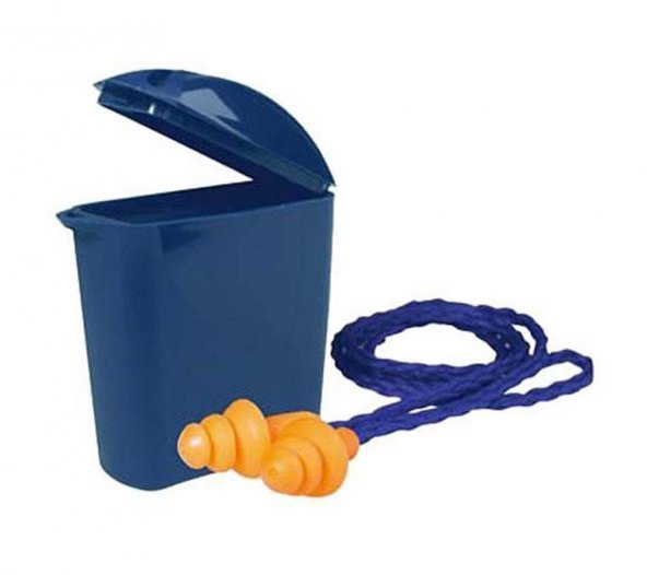 3M 1271 İpli Kutulu Yıkanabilir Kulak Tıkacı