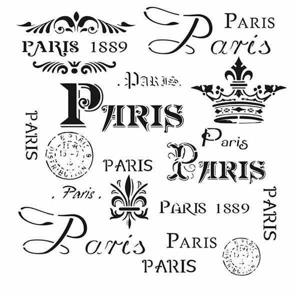 HD010 Home Dekor Stencil 45x45