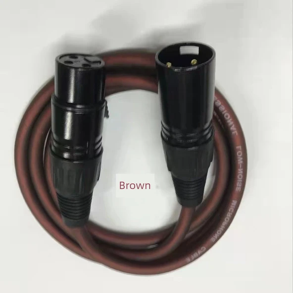XLR Mikrofon Kablosu Çift Bağlantılı Ses Kablosu - 8 Metre