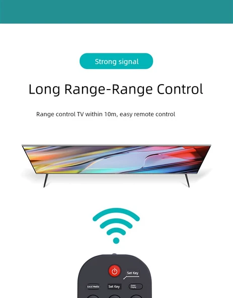 Evrensel TV Uzaktan Kumandası - YK-6000J Orijinal Makine - 7