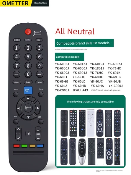 Evrensel TV Uzaktan Kumandası - YK-6000J Orijinal Makine - 2
