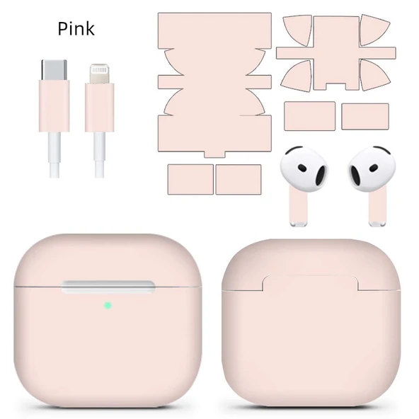AirPods Pro 2 Uyumlu Pembe 3M Koruyucu Sticker