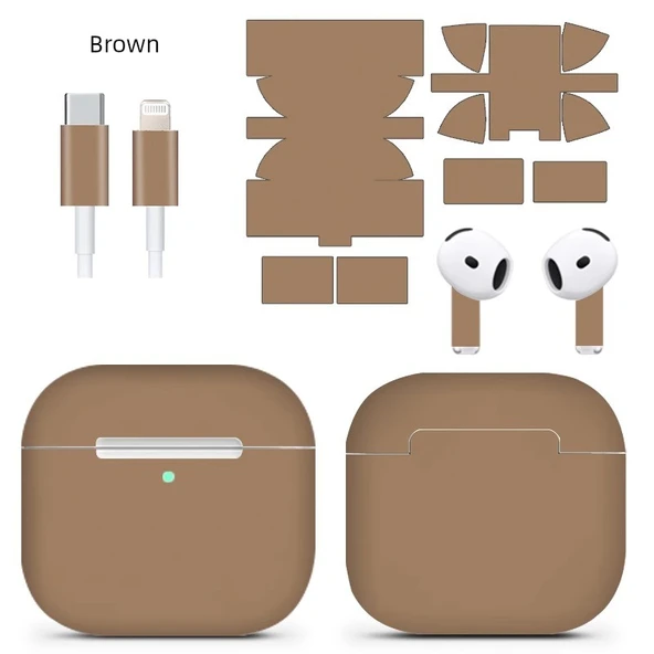 AirPods Pro 2 Uyumlu Gece Yarısı Rengi 3M Koruyucu Sticker - 8