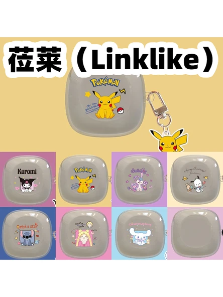 Linklike Linkpods Şeffaf Kuromi Desenli Askılıklı Koruyucu Kılıf