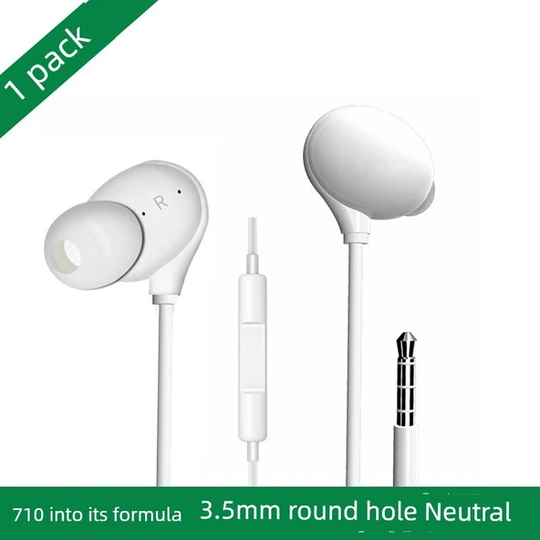 3.5mm Evrensel Kulak İçi Kulaklık - 710 Kulak İçi Basit Set