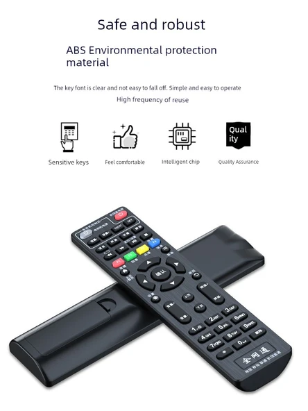 Evrensel Set Üstü Kutusu Kumandası - Telekom Unicom Uyumlu (Siyah 2) - 5