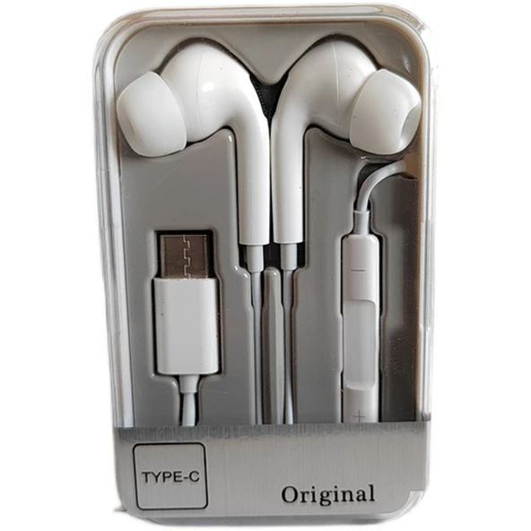 Type-C Dijital Ses G7 Düz Kulaklık - Resim 6