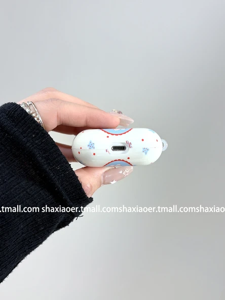Hello Kitty Silikon AirPods Kılıfı - Askılıklı - 6