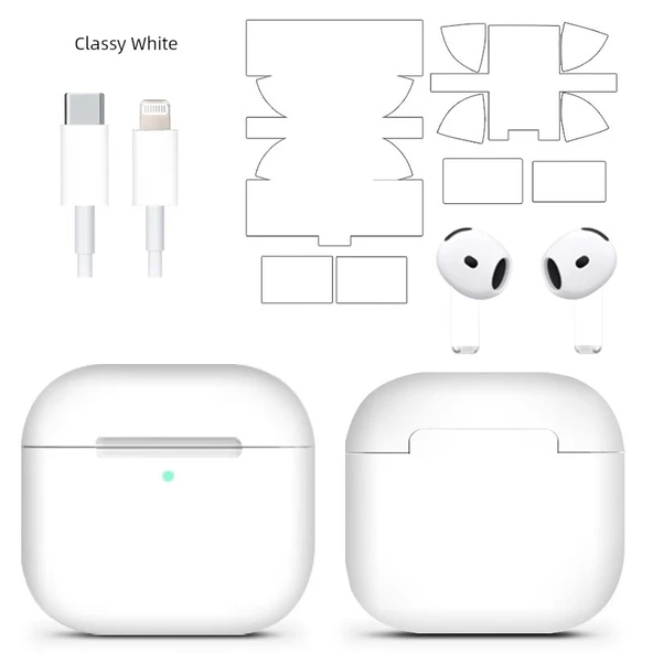 AirPods Pro 2 Uyumlu Klas Beyaz 3M Koruyucu Sticker