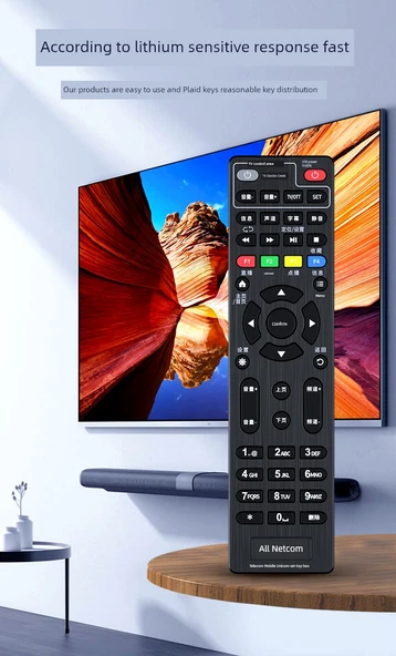Evrensel Set Üstü Kutusu Kumandası - Telekom Unicom Uyumlu (Siyah 2) - 11
