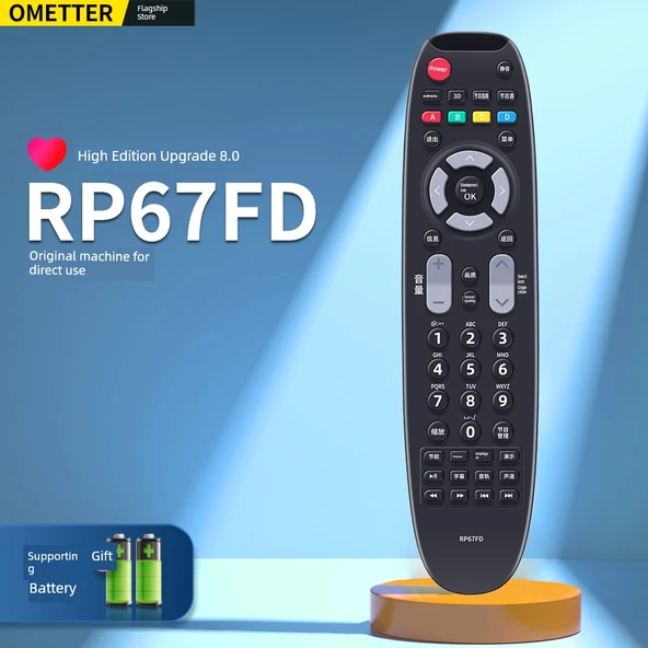 Changhong TV Uzaktan Kumanda - RP67FD (Orijinal, Direkt Kullanım)