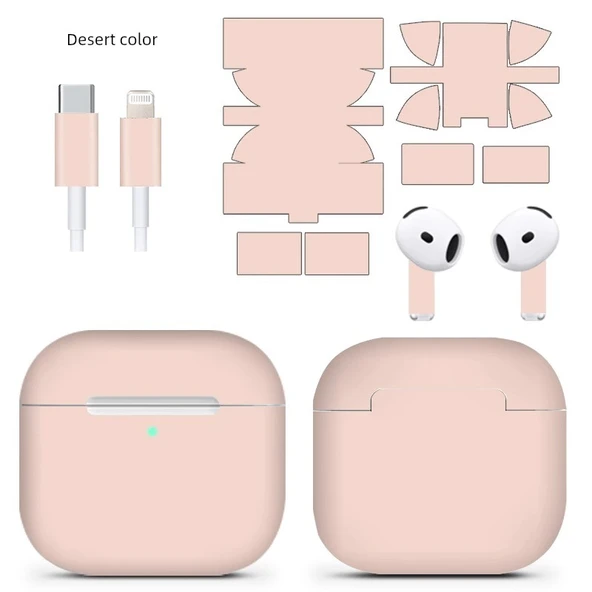 AirPods Pro 2 Uyumlu Çöl Rengi 3M Koruyucu Sticker