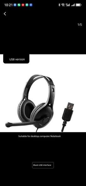 USB Mikrofonlu Kulaklık - K800 Model