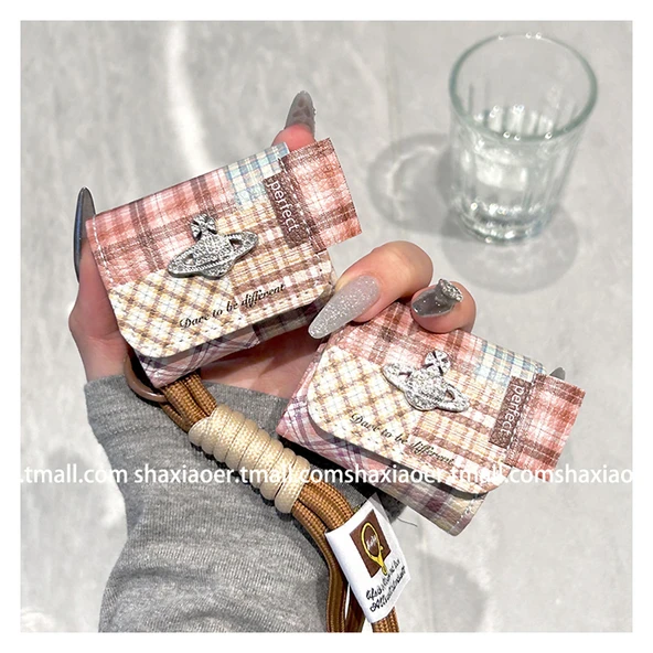 Apple AirPods Pro 2. Nesil için Stereo Satürn Desenli Koruyucu Kılıf - El İpli - Resim 11