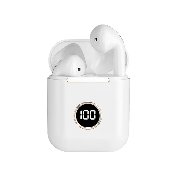 Bluetooth 5.2 Spor Kulaklığı - Ay Beyazı