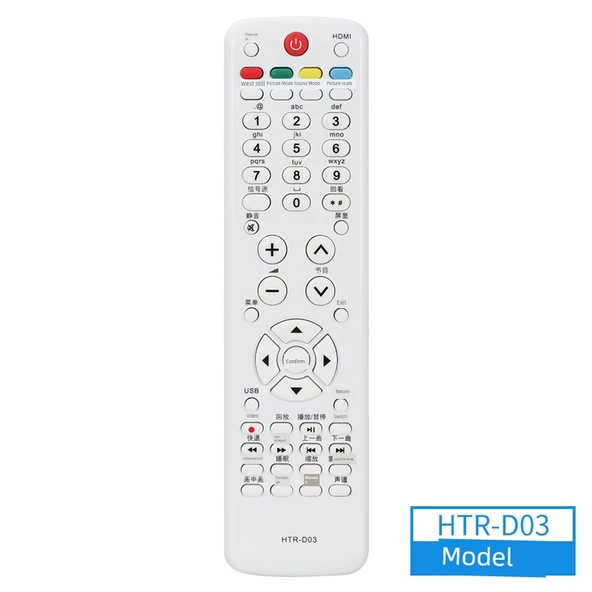 Evrensel Haier TV Kumandası - HTR-A07B - 8