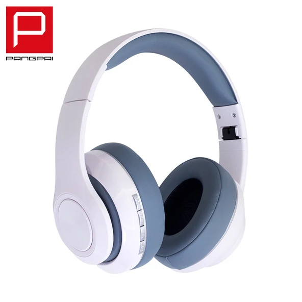 Kablosuz Bluetooth 5.3 Stereo Kulaklık - Turuncu Gri - 4