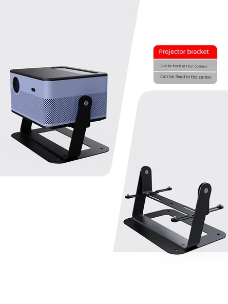 Siyah Çift Eksenli Akıllı PTZ Projektör Braketi - Orta - 6mm - 4