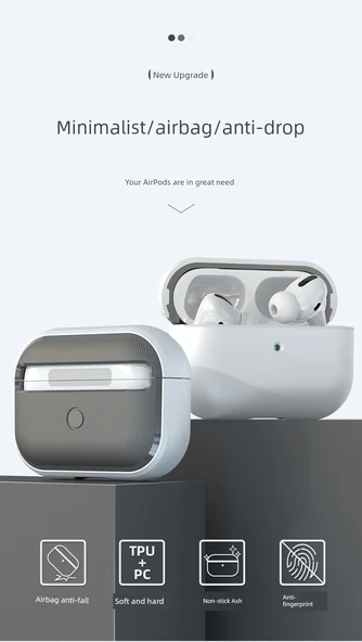 Apple AirPods 3 için Silikon Koruyucu Kılıf - Turuncu - Resim 11