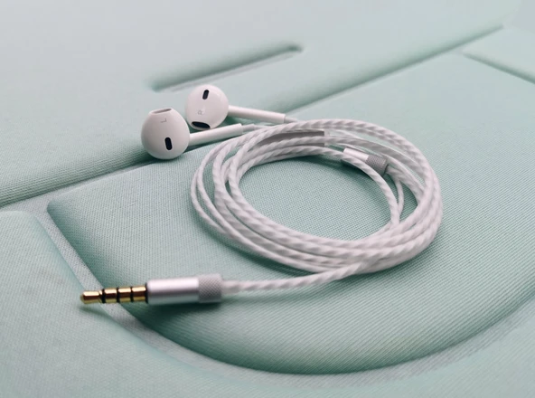 Hi-Fi Kablolu Kulaklık - Apple Girişli Beyaz Kablo - 9