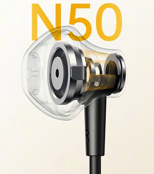 Type-C Kablolu Kulaklık - Yarı Kulak İçi, Yüksek Kalite Ses, HD Mikrofon - 10