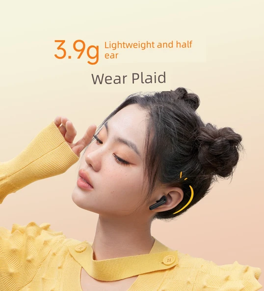 Bluetooth 5.3 Kablosuz Kulaklık - Kar Beyazı - 4