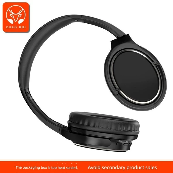 Gürültü Önleyici Bluetooth Retro Kulaklık - Siyah