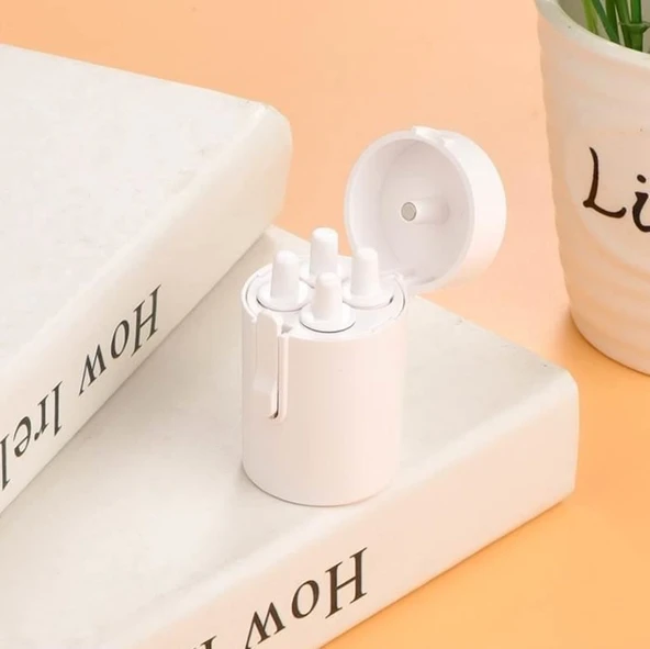 Mini Taşınabilir 4 Parça Temizleme Seti - Bluetooth Kulaklık ve Klavye İçin - Beyaz - 1 Adet - 11