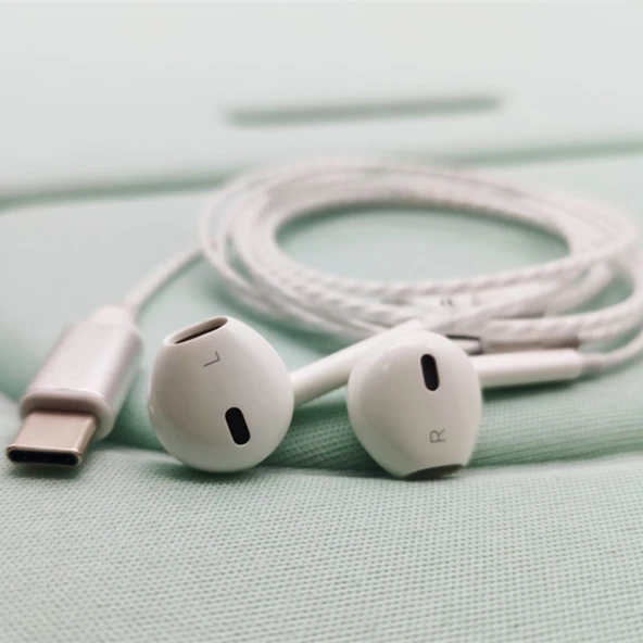 Hi-Fi Kablolu Kulaklık - Apple Girişli Beyaz Kablo - 6