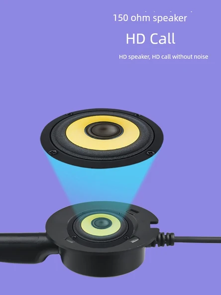 Çift Kulak USB Ayarlanabilir Mikrofonlu Kulaklık - 5