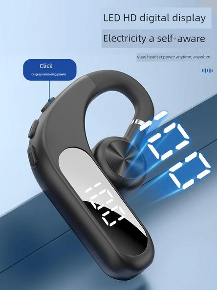 Kemik İletimli Bluetooth Kulaklık - Beyaz - Panoramik Ses - 5