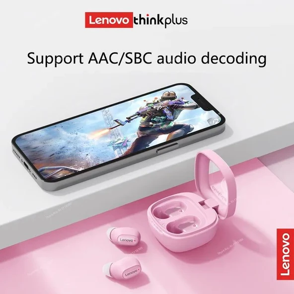 Lenovo XT62 Bluetooth 5.3 Kablosuz HiFi Spor Kulaklık - Beyaz - 5