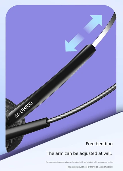 Tek Kulak 3.5mm/4-Pin Tek Girişli Bilgisayar/Telefon Kulaklığı - 11
