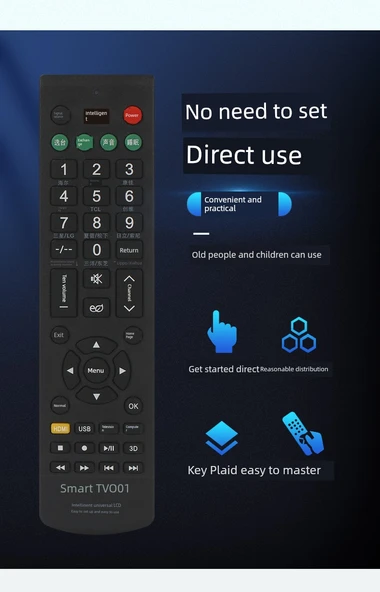 Evrensel LCD TV Uzaktan Kumandası - Muhtelif LCD - 6