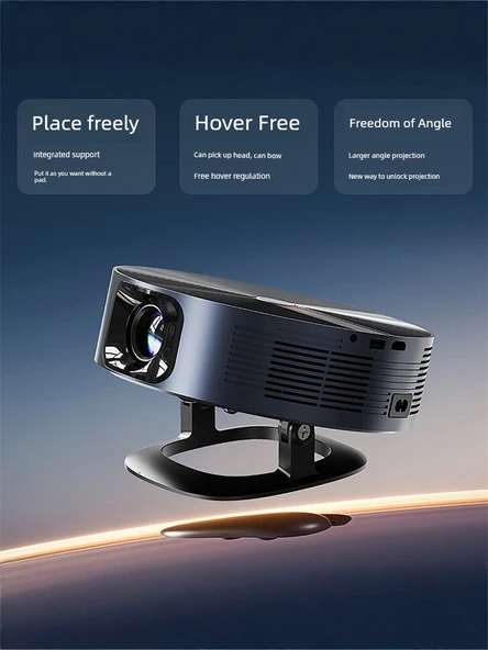 Projektör Masaüstü Gimbal Braketi - Beyaz - 4
