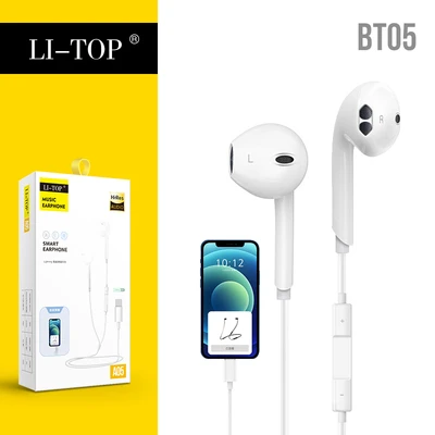 iPhone Uyumlu Kablolu Bluetooth Kulaklık - Li Tuo A05 Bluetooth iOS