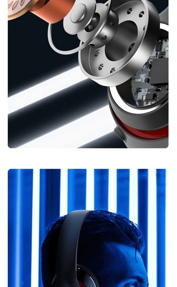 Kablosuz Bluetooth Kulaklık - Kız Pembesi - 9