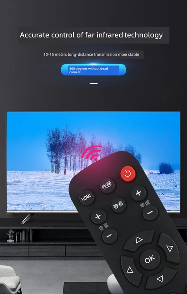 Evrensel LCD TV Uzaktan Kumanda - Akıllı TV Uyumlu - 9