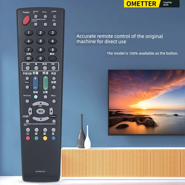 Sharp TV Uzaktan Kumanda - GB018WJSA [Orijinal Makine, Direkt Kullanım] - 2