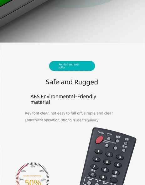 Sharp TV Uzaktan Kumanda - GB018WJSA [Orijinal Makine, Direkt Kullanım] - 11