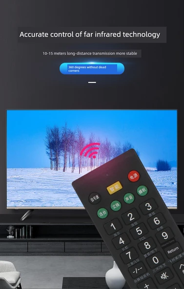 Evrensel LCD TV Uzaktan Kumandası - Yeni Hitachi - 8