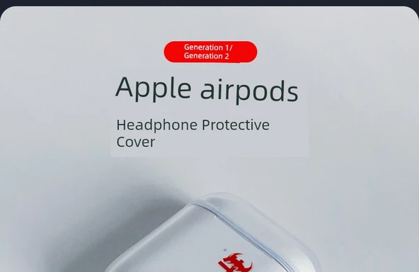 AirPods 1/2 Nesil Şeffaf TPU Kılıf - Para Önemli - 8