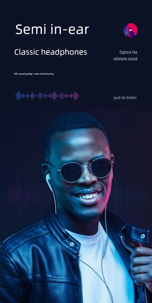 3.5mm Type-C Kablolu Kulak İçi Kulaklık - Rio Tinto A30 Dijital Kutulu - Resim 4