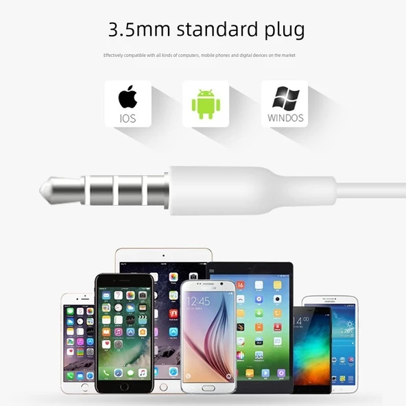 3.5mm Evrensel Kulak İçi Kulaklık - 710 Kulak İçi Kulaklık Kutusu + Makyaj Çantası - 4