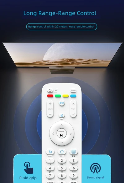 Haier LCD Smart TV Sesli Uzaktan Kumanda - HTR-U16A Shunfeng - 10
