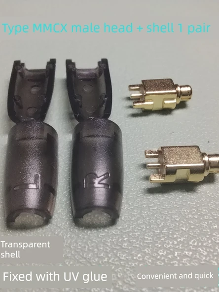 Geliştirilmiş MMCX USB Erkek Konnektör - MMCX Taban Uzun İnce - 3